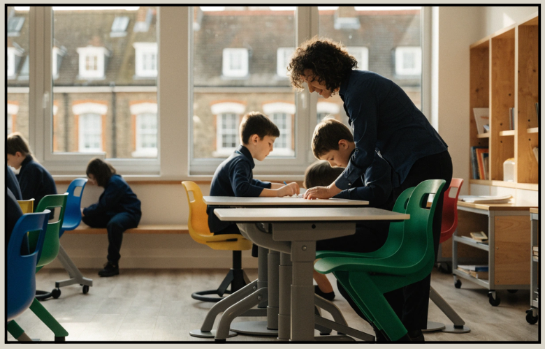How London Schools Are Rethinking Classroom Storage and Seating